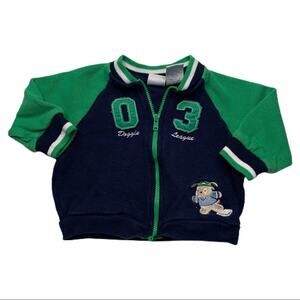 Little Wonders Doggie League Zip Up Sweater